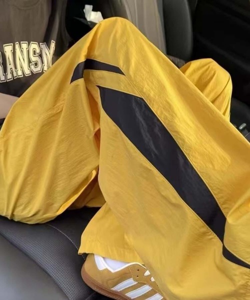 MAISON DE THERESE（メゾン ド テレーズ）の「配色ワイドリラックスパンツ（その他パンツ・レディース・イエロー/ブルー・M）」の21枚目の写真