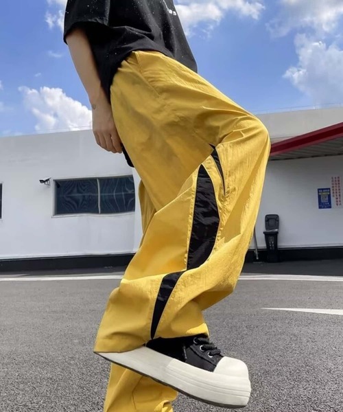 MAISON DE THERESE（メゾン ド テレーズ）の「配色ワイドリラックスパンツ（その他パンツ・レディース・イエロー/ブルー・M）」の22枚目の写真