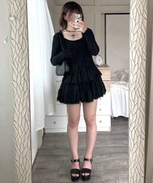 etta（エタ）の「フリルミニワンピース（ワンピース）」