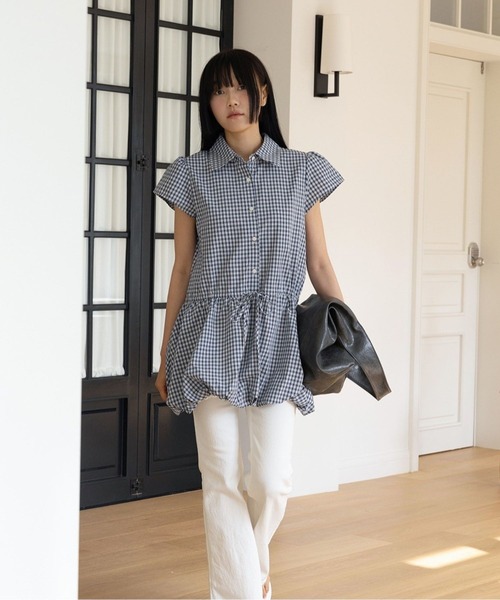 3.3 Field Trip （3.3フィールドトリップ）の「3.3 Field Trip／チェックミニワンピース（ワンピース・レディース・ネイビー・FREE）」の11枚目の写真