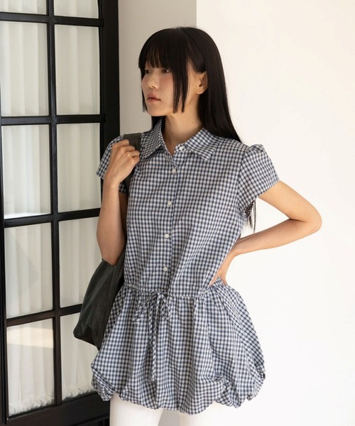 3.3 Field Trip （3.3フィールドトリップ）の「3.3 Field Trip／チェックミニワンピース（ワンピース・レディース・ネイビー・FREE）」の16枚目の写真