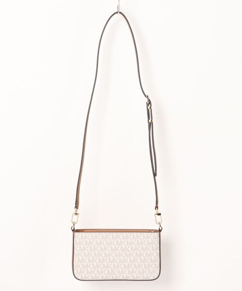 MICHAEL KORS(マイケルコース)の「BRYANT コンバーチブル ポシェット クロスボディ - MKシグネチャー(ショルダーバッグ・レディース・ホワイト系その他・FREE)」の6枚目の写真