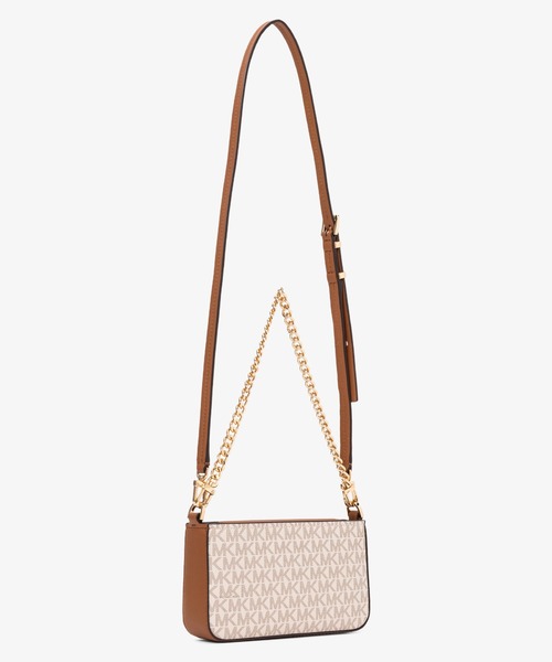 MICHAEL KORS(マイケルコース)の「BRYANT コンバーチブル ポシェット クロスボディ - MKシグネチャー(ショルダーバッグ・レディース・ホワイト系その他・FREE)」の4枚目の写真