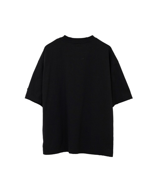 Maison MIHARA YASUHIRO(メゾンミハラヤスヒロ)の「Cat Printed Embellished Distressed T-Shirt(Tシャツ/カットソー・レディース・ホワイト/グレー/ブラック・36/38)」の10枚目の写真