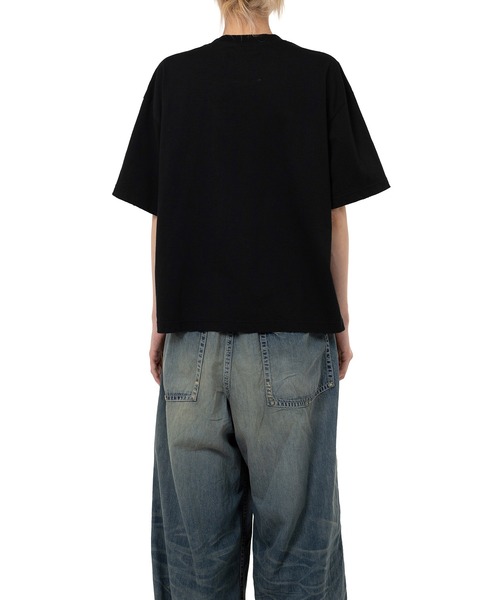 Maison MIHARA YASUHIRO(メゾンミハラヤスヒロ)の「Cat Printed Embellished Distressed T-Shirt(Tシャツ/カットソー・レディース・ホワイト/グレー/ブラック・36/38)」の13枚目の写真