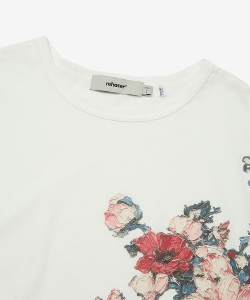 rehacer(レアセル)の「rehacer : Painting Dolman Drape CS / ペインティング ドルマン カットソー(Tシャツ/カットソー・メンズ・スミクロ/ホワイト・X-LARGE/LARGE/MEDIUM/SMALL)」の11枚目の写真