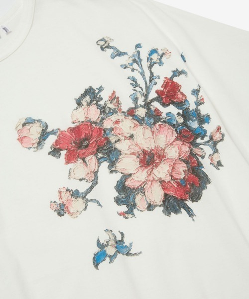 rehacer(レアセル)の「rehacer : Painting Dolman Drape CS / ペインティング ドルマン カットソー(Tシャツ/カットソー・メンズ・スミクロ/ホワイト・X-LARGE/LARGE/MEDIUM/SMALL)」の12枚目の写真