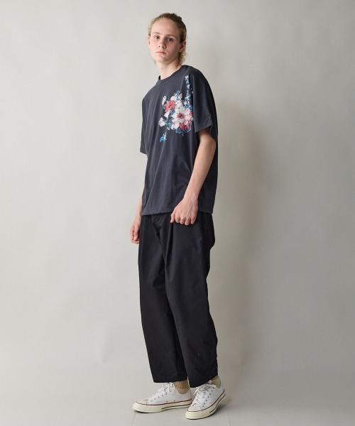 rehacer(レアセル)の「rehacer : Painting Dolman Drape CS / ペインティング ドルマン カットソー(Tシャツ/カットソー・メンズ・スミクロ/ホワイト・X-LARGE/LARGE/MEDIUM/SMALL)」の8枚目の写真
