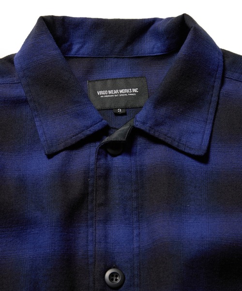VIRGOwearworks(ヴァルゴウェアワークス)の「BATTLECHECK OVERDRIVE SHIRTS(シャツ/ブラウス・メンズ・ブルー/レッド/ホワイト・2/3/4)」の19枚目の写真