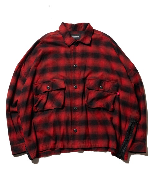 VIRGOwearworks(ヴァルゴウェアワークス)の「BATTLECHECK OVERDRIVE SHIRTS(シャツ/ブラウス・メンズ・ブルー/レッド/ホワイト・2/3/4)」の5枚目の写真