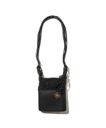 nana-nana KNOT SILICONE KNITTING MINI SHOULDER BAG(ナナナナ ノット シリコンニット ミニショルダーバッグ)