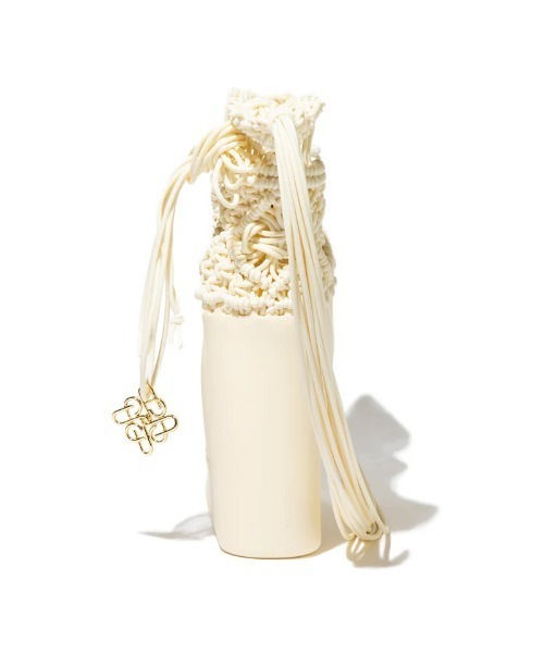 Kinetics（キネティクス）の「nana-nana KNOT SILICONE KNITTING MINI SHOULDER BAG（ナナナナ ノット シリコンニット ミニショルダーバッグ）（ショルダーバッグ・レディース・アイボリー/ブラック・ONE SIZE）」の10枚目の写真