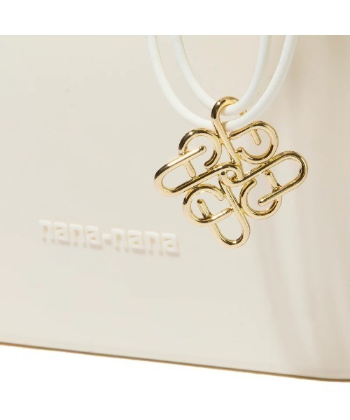 Kinetics（キネティクス）の「nana-nana KNOT SILICONE KNITTING MINI SHOULDER BAG（ナナナナ ノット シリコンニット ミニショルダーバッグ）（ショルダーバッグ・レディース・アイボリー/ブラック・ONE SIZE）」の12枚目の写真