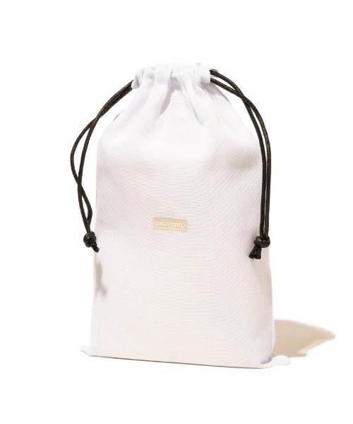 Kinetics（キネティクス）の「nana-nana KNOT SILICONE KNITTING MINI SHOULDER BAG（ナナナナ ノット シリコンニット ミニショルダーバッグ）（ショルダーバッグ・レディース・アイボリー/ブラック・ONE SIZE）」の13枚目の写真