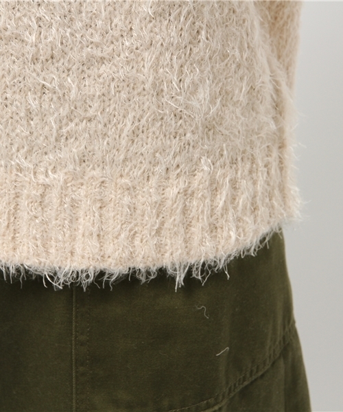 Discoat Parisien（ディスコートパリシアン）の「フェザーヤーンプルオーバー（ニット/セーター・レディース・アイボリー/グレー/ネイビー/レッド・LARGE/MEDIUM）」の7枚目の写真