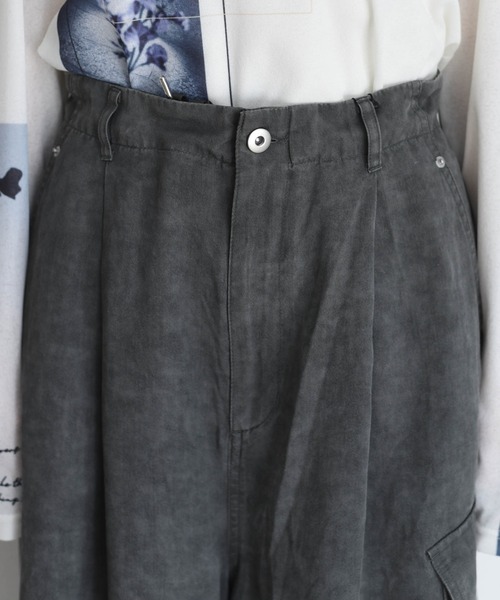 バイオ加工 アウトポケット カーゴパンツ（その他パンツ）｜Eimee Law