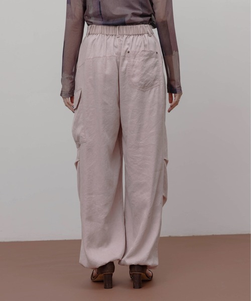 Eimee Law（エイミーロウ）の「バイオ加工 アウトポケット カーゴパンツ（その他パンツ・レディース・ピンク/スミクロ/オリーブ・M）」の16枚目の写真