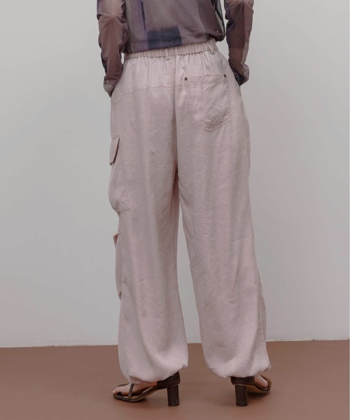 Eimee Law（エイミーロウ）の「バイオ加工 アウトポケット カーゴパンツ（その他パンツ・レディース・ピンク/スミクロ/オリーブ・M）」の11枚目の写真