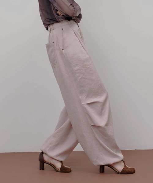 Eimee Law（エイミーロウ）の「バイオ加工 アウトポケット カーゴパンツ（その他パンツ・レディース・ピンク/スミクロ/オリーブ・M）」の12枚目の写真