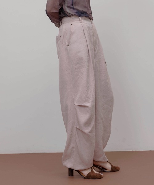 Eimee Law（エイミーロウ）の「バイオ加工 アウトポケット カーゴパンツ（その他パンツ・レディース・ピンク/スミクロ/オリーブ・M）」の13枚目の写真