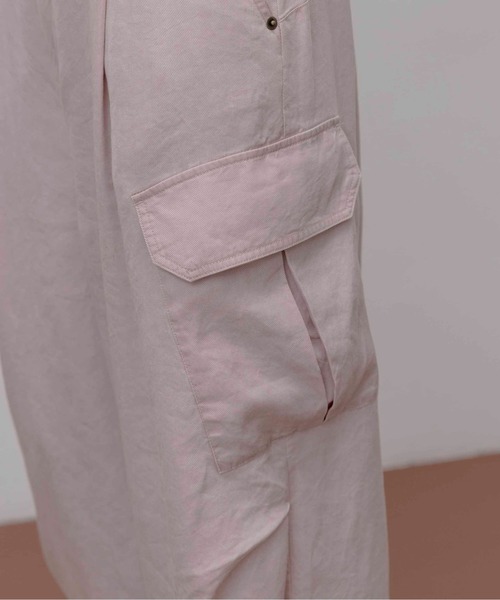 Eimee Law（エイミーロウ）の「バイオ加工 アウトポケット カーゴパンツ（その他パンツ・レディース・ピンク/スミクロ/オリーブ・M）」の22枚目の写真