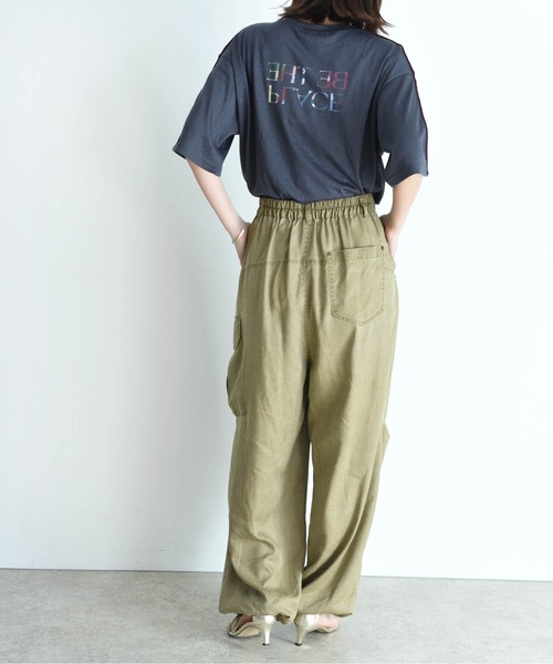 バイオ加工 アウトポケット カーゴパンツ Eimee Law│Eimee Law