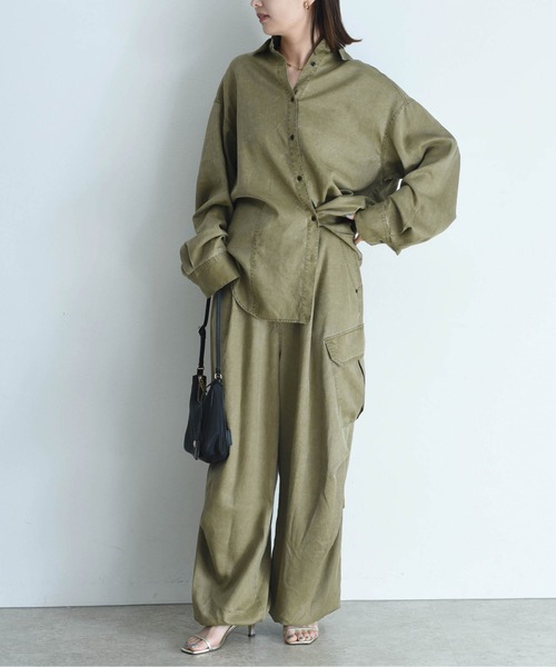 バイオ加工 アウトポケット カーゴパンツ（その他パンツ）｜Eimee Law