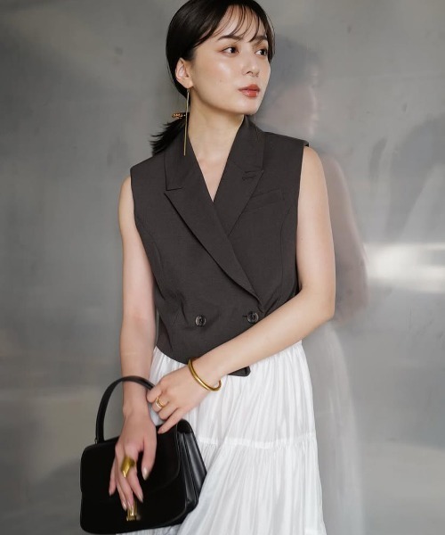 テーラードジレトップス（その他トップス）｜anuans（ア