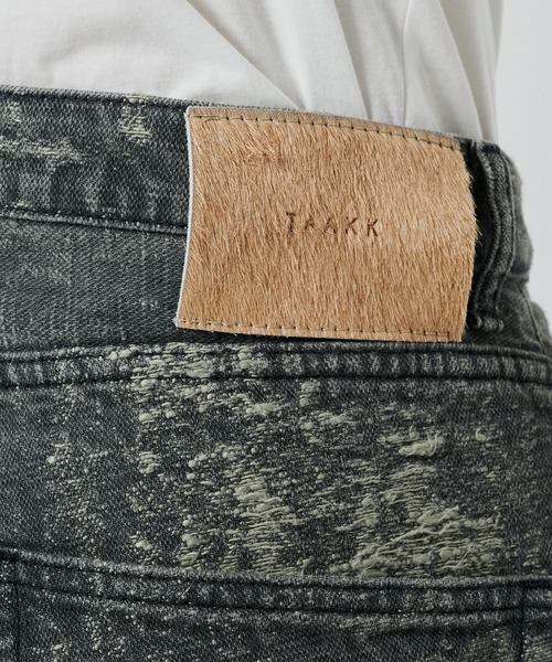 TAAKK（ターク）の「【TAAKK】WIDE DENIM（デニムパンツ・メンズ・グレー/インディゴブルー・3/2）」の13枚目の写真