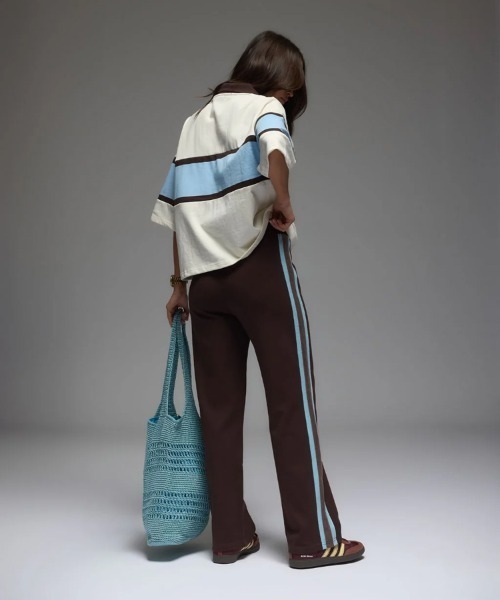ARAMINTA JAMES（アラミンタジェームス）の「CLOE KNIT PANT（スウェットパンツ・レディース・ブラウン・S）」の6枚目の写真