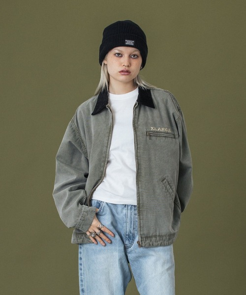 XLARGE(エクストララージ)の「SKULL WORK JACKET(その他アウター・メンズ・オリーブ/ブラック/ベージュ・S/M/L/XL)」の6枚目の写真