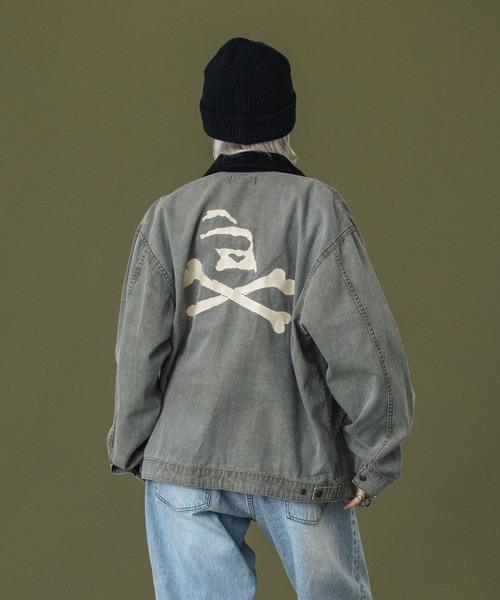 XLARGE(エクストララージ)の「SKULL WORK JACKET(その他アウター・メンズ・オリーブ/ブラック/ベージュ・S/M/L/XL)」の7枚目の写真