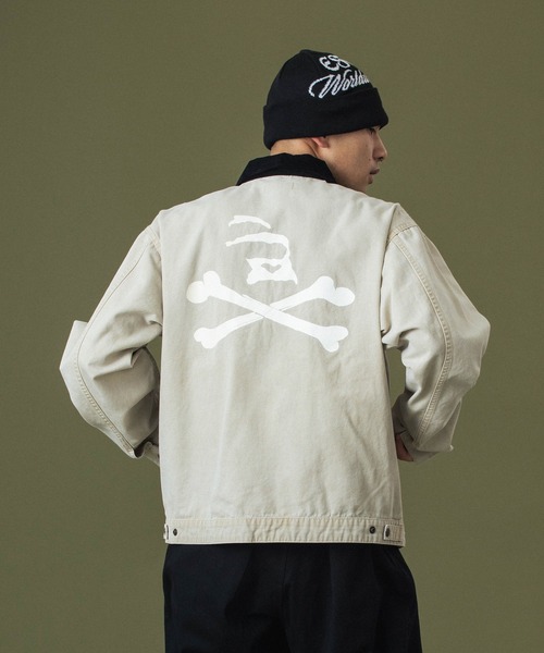 XLARGE(エクストララージ)の「SKULL WORK JACKET(その他アウター・メンズ・オリーブ/ブラック/ベージュ・S/M/L/XL)」の10枚目の写真