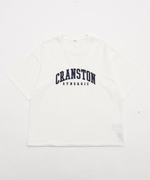 WEGO(ウィゴー)の「WEGO/接触冷感カレッジロゴグラフィックT(Tシャツ/カットソー・メンズ・スミクロ/ネイビー/ダークグリーン/ホワイト・LARGE/MEDIUM)」の14枚目の写真