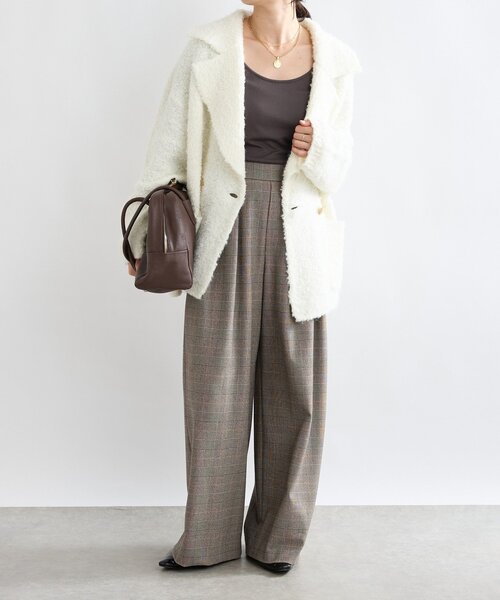 RIVE DROITE(リヴドロワ)の「【収納力◎】ロングハンドルレザーボストン(ボストンバッグ・レディース・ブラック/ダークブラウン・FREE)」の17枚目の写真