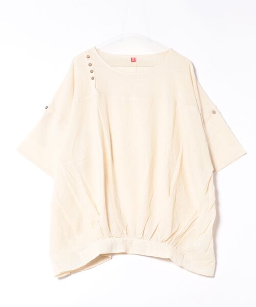 チャイハネ（チャイハネ）の「【チャイハネ】サラナMEN'Sトップス（その他トップス・メンズ・パープル/ベージュ/イエロー・FREE）」の2枚目の写真