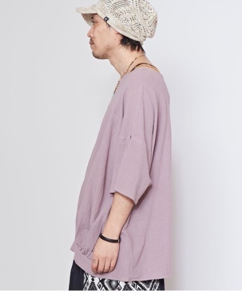 チャイハネ（チャイハネ）の「【チャイハネ】サラナMEN'Sトップス（その他トップス・メンズ・パープル/ベージュ/イエロー・FREE）」の8枚目の写真