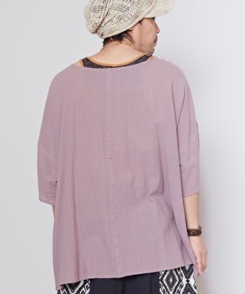 チャイハネ（チャイハネ）の「【チャイハネ】サラナMEN'Sトップス（その他トップス・メンズ・パープル/ベージュ/イエロー・FREE）」の9枚目の写真