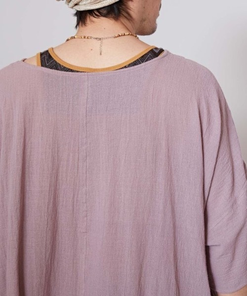 チャイハネ（チャイハネ）の「【チャイハネ】サラナMEN'Sトップス（その他トップス・メンズ・パープル/ベージュ/イエロー・FREE）」の10枚目の写真