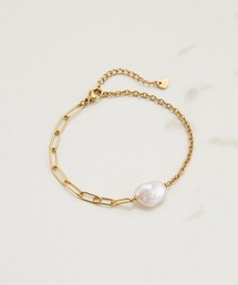 【OT】バロックパールアシメトリーブレス