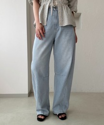 apres jour clair | 【apres jour clair】カーブデニムパンツ(デニムパンツ)