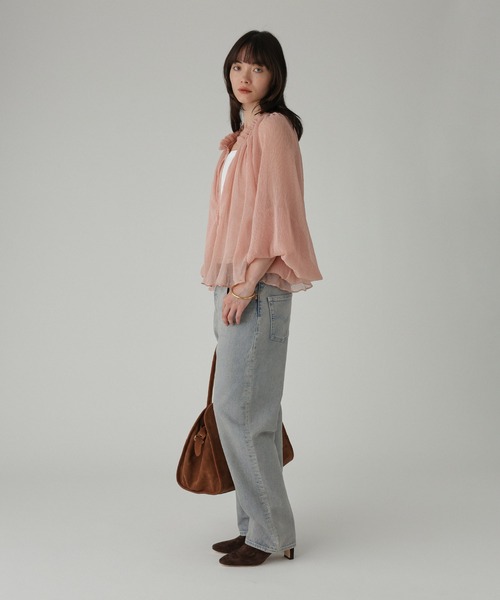 Levi's(リーバイス)の「【Levi's】<BABYLONE限定モデル>TAPERED DENIM(デニムパンツ・レディース・ライトブルー・25/26/27/28)」の8枚目の写真