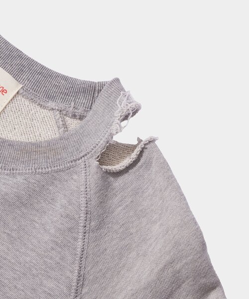 WHO'S WHO gallery（フーズフーギャラリー）の「【From Vintage】 WRONGダメージ半袖スウェット  / 2サイズ（Tシャツ/カットソー・レディース・グレー/ネイビー・LARGE/MEDIUM）」の14枚目の写真