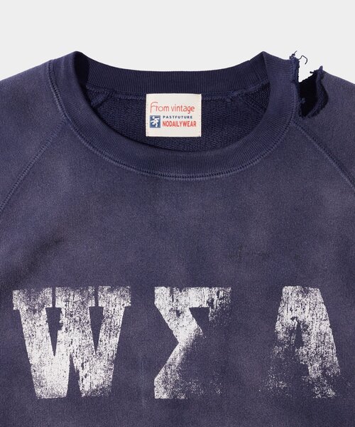 WHO'S WHO gallery（フーズフーギャラリー）の「【From Vintage】 WRONGダメージ半袖スウェット  / 2サイズ（Tシャツ/カットソー・レディース・グレー/ネイビー・LARGE/MEDIUM）」の9枚目の写真