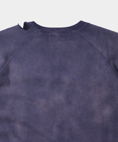 WHO'S WHO gallery（フーズフーギャラリー）の「【From Vintage】 WRONGダメージ半袖スウェット  / 2サイズ（Tシャツ/カットソー・レディース・グレー/ネイビー・LARGE/MEDIUM）」の3枚目の写真