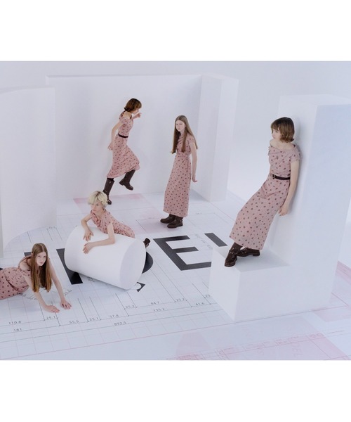 フラワープリントドレープワンピース（ワンピース）｜SNIDEL