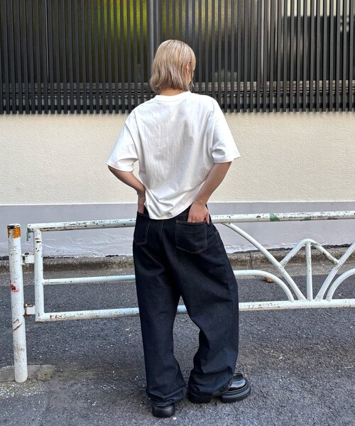 Sourcream（サワークリーム）の「【Sourcream/サワークリーム】large company TEE（Tシャツ/カットソー・レディース・チャコールグレー/ネイビー/ホワイト・SMALL/MEDIUM/LARGE）」の19枚目の写真