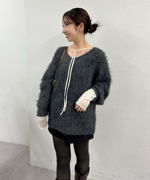 セール】【お気に入り1万3千人突破！】ドットティアードプルオーバー