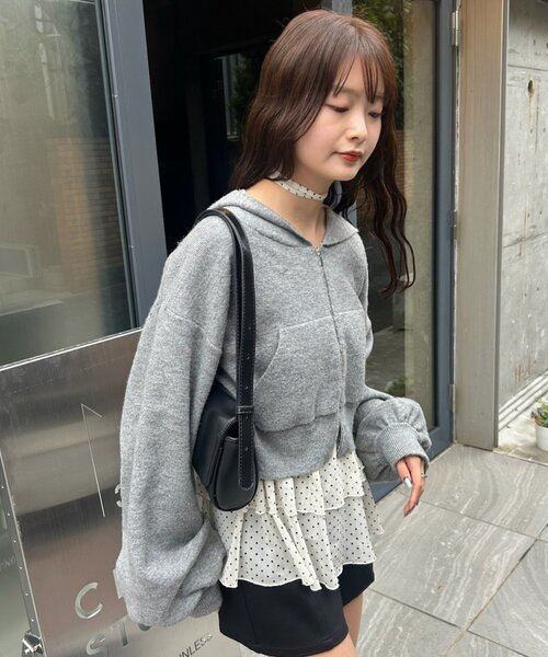 ドットティアードプルオーバー（Tシャツ/カットソー）｜mystic