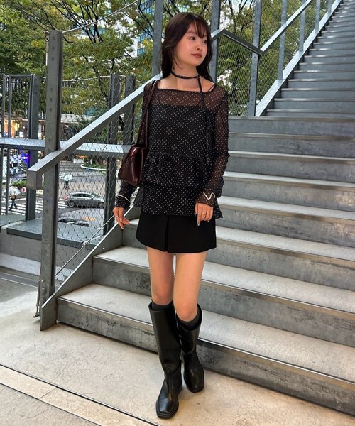 お気に入り1万3千人突破！新色ホワイト(ラインストーン)】ドット